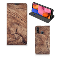Samsung Galaxy A20s Book Wallet Case Tree Trunk