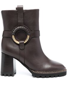 See by Chloé bottines Hanna 80 mm - Marron