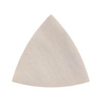 FEIN 50 schuurpapier, superzacht korrel 400, randlengte 80 mm, VE 5 St.,voor het bewerken van lichtmetalen velgen, verwijderen van ingesloten stof. Ongeperforeerd, snelle klitbevestiging.