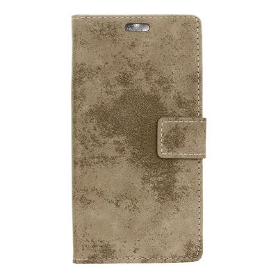Shop4 - OnePlus 6T Hoesje - Wallet Case Vintage Khaki