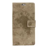 Shop4 - OnePlus 6T Hoesje - Wallet Case Vintage Khaki