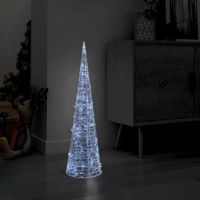 Lichtkegel decoratief LED koudwit 90 cm acryl - thumbnail