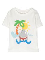 Stella McCartney Kids t-shirt en coton à imprimé graphique - Blanc