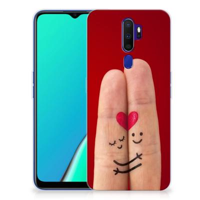 OPPO A5 2020 Silicone Back Cover Liefde - Origineel Romantisch Cadeau