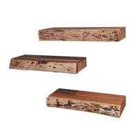 Hoyz Collection - Wandschap Tree - Lades - Acaciahout- Set van 3