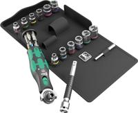 Wera 05004285001 8009 Zyklop Pocket Set 4, metrisch/imperial, ratelset, 27-delig