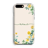 Gele bloemen: Volledig Geprint iPhone 7 Plus Hoesje