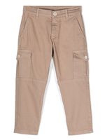 Eleventy Kids pantalon chino à poches cargo - Marron - thumbnail