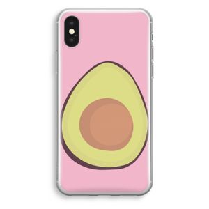 Avocado: iPhone X Transparant Hoesje