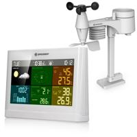 BRESSER 5-in-1 Comfort Weercenter met Kleurendisplay (wit)