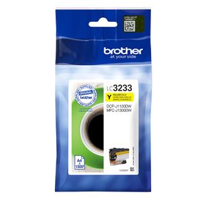 Brother LC-3233Y inktcartridge 1 stuk(s) Origineel Normaal rendement Geel