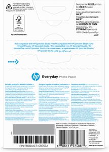 HP Everyday Photo Paper CR757A Fotopapier 10 x 15 cm 200 g/m² 100 vellen Glanzend