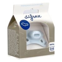 Difrax Fopspeen Dental 0-6 Maanden Blauw/Ice - thumbnail