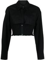 Alexander Wang chemise en coton à design superposé - Noir - thumbnail