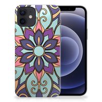 iPhone 12 | 12 Pro (6.1") TPU Case Purple Flower - thumbnail