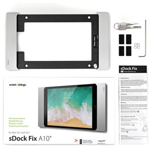 Smart Things sDock Fix Pro s33 iPad muurhouder Zilver Geschikt voor Apple model: iPad Pro 11