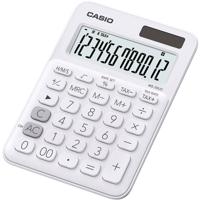 Casio MS-20UC Bureaurekenmachine Wit Aantal displayposities: 12 werkt op zonne-energie, werkt op batterijen (b x h x d) 105 x 23 x 149.5 mm