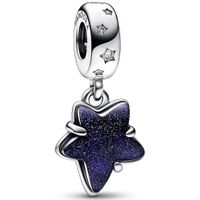 Pandora 792368C01 Hangbedel Celestial Galaxy Star zilver-zirconia-glas wit-blauw - thumbnail