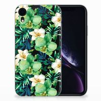 Apple iPhone Xr TPU Case Orchidee Groen