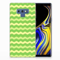 Samsung Galaxy Note 9 TPU bumper Waves Green - thumbnail