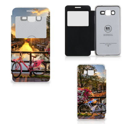 Samsung Galaxy Grand Prime Flip Cover Amsterdamse Grachten Samsung Galaxy Grand Prime Flip Cover Amsterdamse Grachten