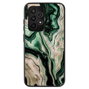 Samsung Galaxy A52 hoesje - Green waves