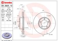 Remschijf BREMBO, Remschijftype: Binnen geventileerd, u.a. für Jaguar, Daimler - thumbnail