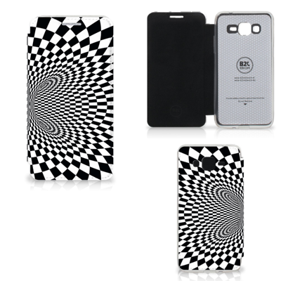 Samsung Galaxy Grand Prime Bookcase Illusie Samsung Galaxy Grand Prime Bookcase Illusie