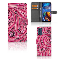 Motorola Moto E32 | Moto E32s Hoesje Swirl Pink - thumbnail