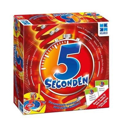 Megableu 5 Seconden met juniorkaarten bordspel