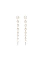 Mizuki boucles d'oreilles Sea of Beauty en or 14ct serties de diamants et de perles