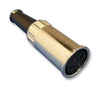 Lumberg 0122 08-1 DIN-connector Bus, recht Aantal polen: 8 Zilver 1 stuk(s)