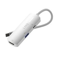 LINQ Connects 4K HDMI Adapter met PD en USB-A - Geschikt voor Laptops en Smartphones