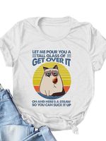 Funny Cat Graphic Tee