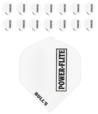Bull's Powerflite Solid 5-pack witte flights