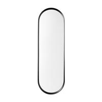 Menu Design Norm Wandspiegel Ovaal Zwart