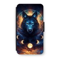 Wolf Dreamcatcher: iPhone XS Flip Hoesje