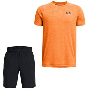 Under Armour Tech 2.0 Woven Trainingsset Kids Oranje Zwart