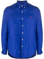 Polo Ralph Lauren chemise boutonnée à manches longues - Bleu