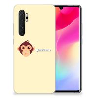 Xiaomi Mi Note 10 Lite Telefoonhoesje met Naam Monkey - thumbnail