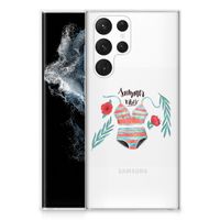 Samsung Galaxy S22 Ultra Telefoonhoesje met Naam Boho Summer