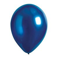 Amscan 9906964-50 latex ballonnen Decorator Satin Luxe Azure, diameter 27,5 cm, luchtballon, decoratie, bruiloft, verjaardag