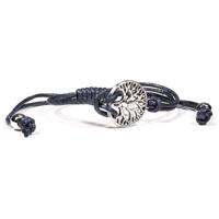 Armbandje Tree of Life Antraciet