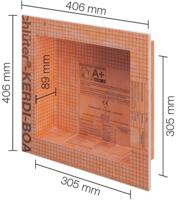 Schluter Kerdi-Board-N Inbouwnis 30,5x30,5cm betegelbaar - thumbnail