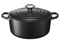 Le Creuset Signature Gietijzeren Braadpan Met Deksel, Ø 24 Cm, 4,2 L, Rond, Geschikt Voor Alle Warmtebronnen (Incl. Inductie), Zwart
