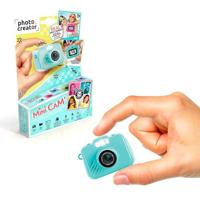 Canal Toys – Photo Creator – Mini Cam' digitale camera en video – origineel – met sleutelhanger en 1 GB SD-kaart inbegrepen – CLK 058, turquoise