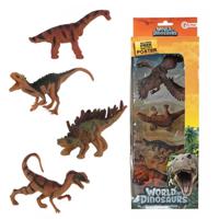 Toi Toys World Of Dinosaurs Set A 4 Dinosaurussen In Doos - thumbnail