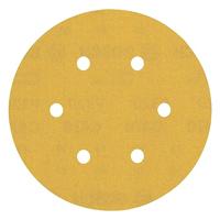 Bosch Professional 5x Expert C470 schuurpapier met 6 gaten (voor Hardhout, Verf op hout, Ø 150 mm, Korrel 120, accessoires Excenterschuurmachine)