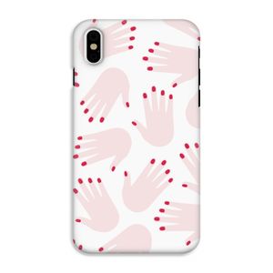 Hands pink: iPhone XS Tough Case