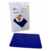 Anti-slip matten rechthoekig blauw 35,5 x 25,5 cm - thumbnail